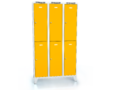  Divided cloakroom locker ALDUR 1 with feet 1920 x 1050 x 500
